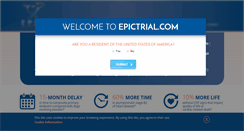 Desktop Screenshot of epictrial.com